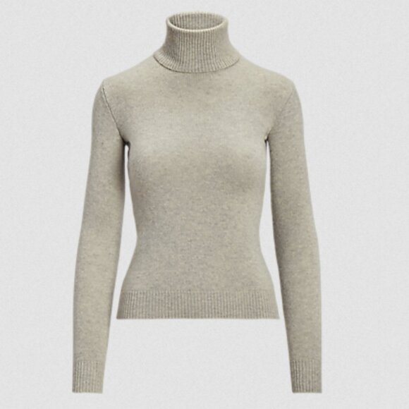NWT RALPH LAUREN Collection $1300 Purple Label Cashmere Gray turtleneck … - Picture 3 of 15